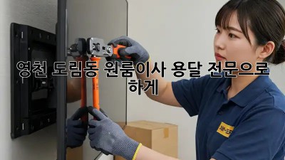 영천 도림동 원룸이사? 용달 전문으로 轻松하게!